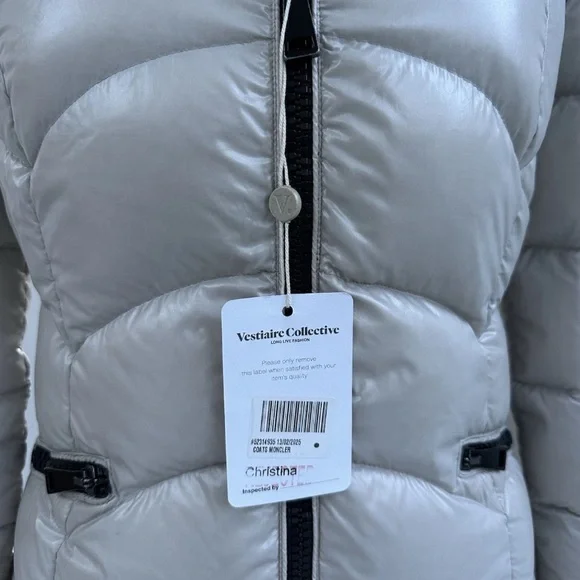 Gorgeous Moncler Albizia or Fulmarus long goose down coat.